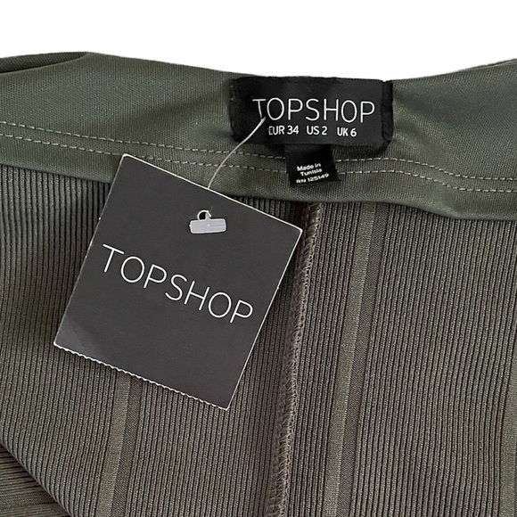 Topshop Green Backless Dress - Picture 6 of 15